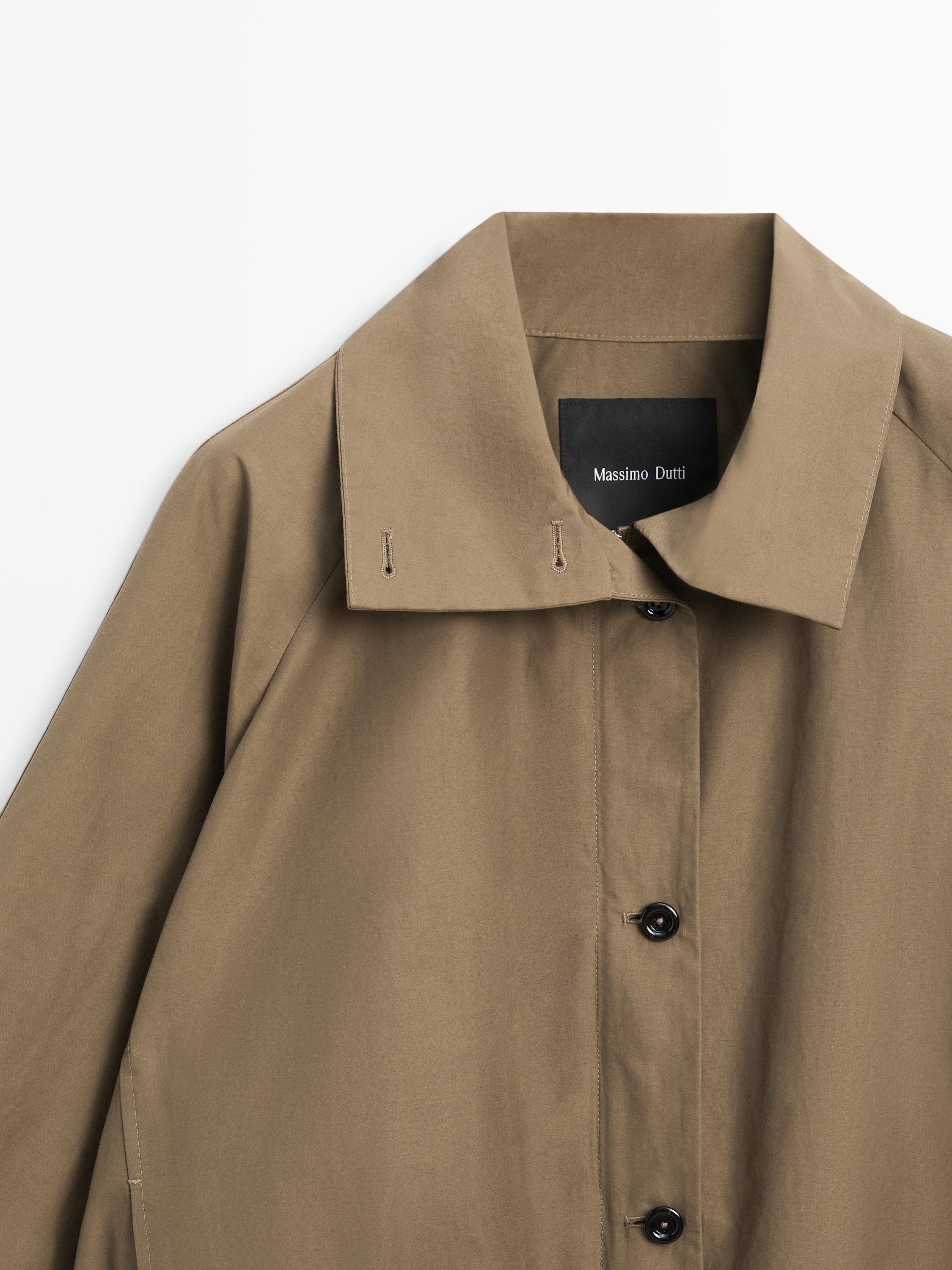Veste bomber col montant
